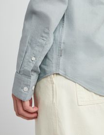 Chemise coton lin unie
