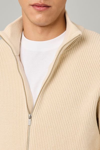 Pull col montant zippé