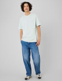 T-shirt broderie poitrine