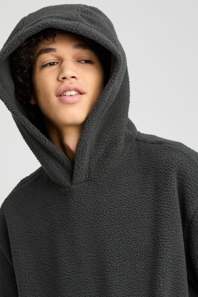 Sweat sherpa à capuche