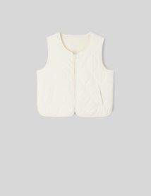 Gilet sans manches r&eacute;versible