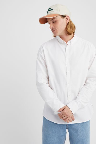 Chemise unie ajustée