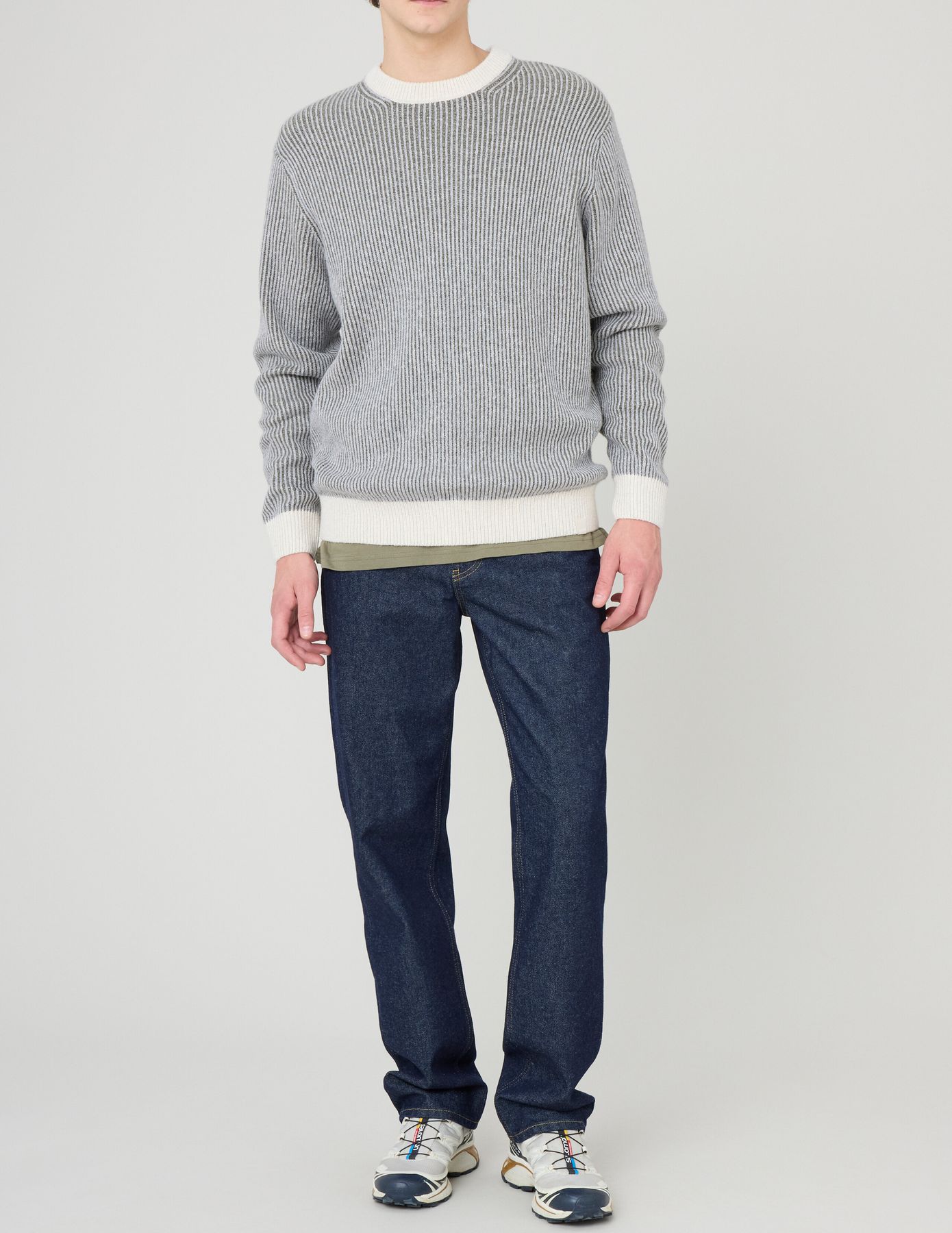 Pull bicolore
