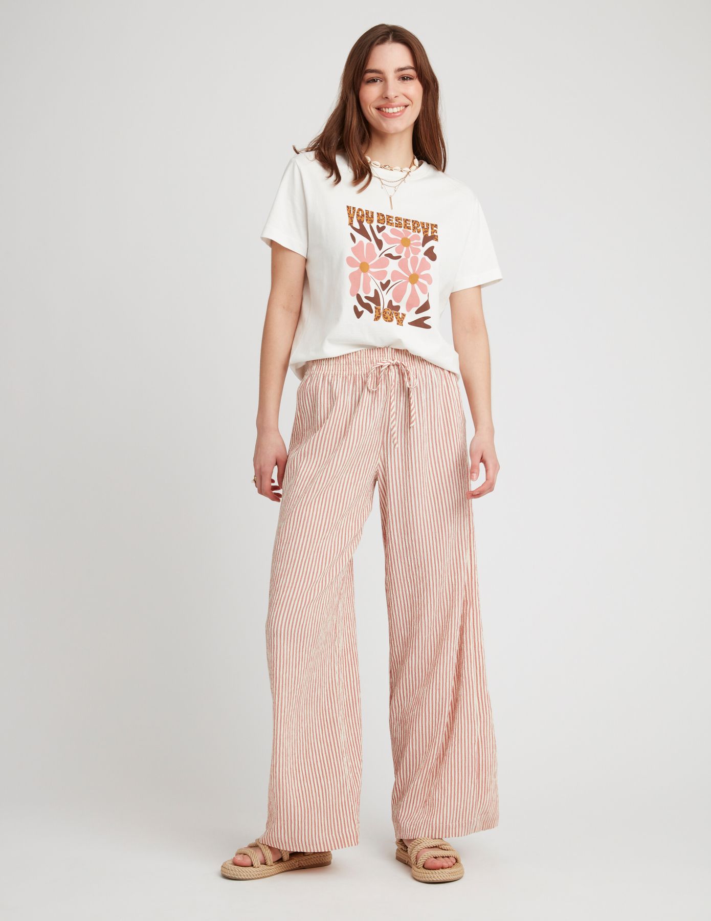 Pantalon rayé