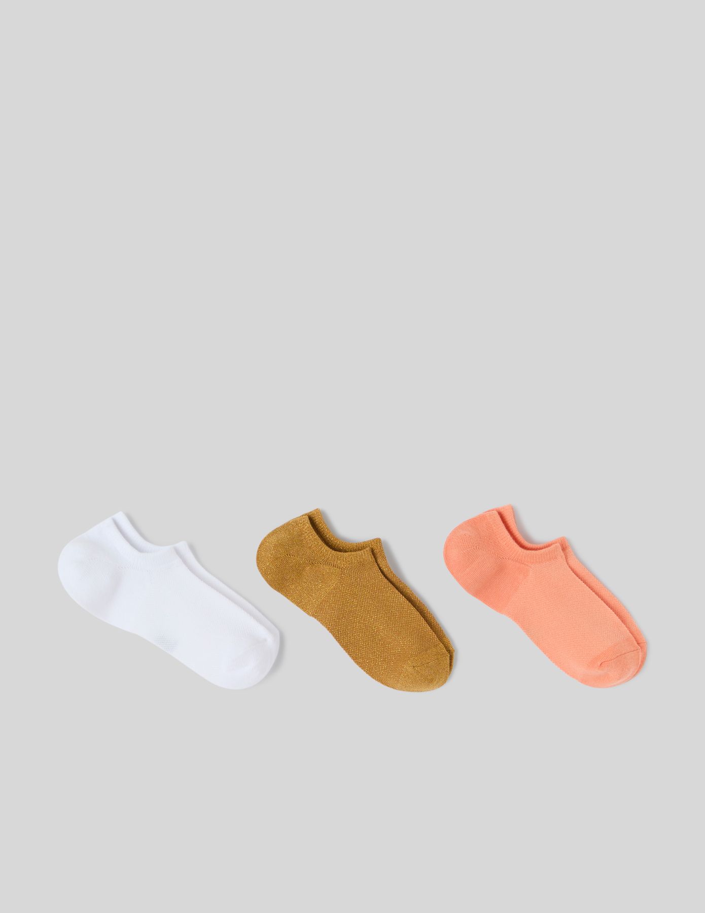 Lot de 3 paires d'invisibles colorées