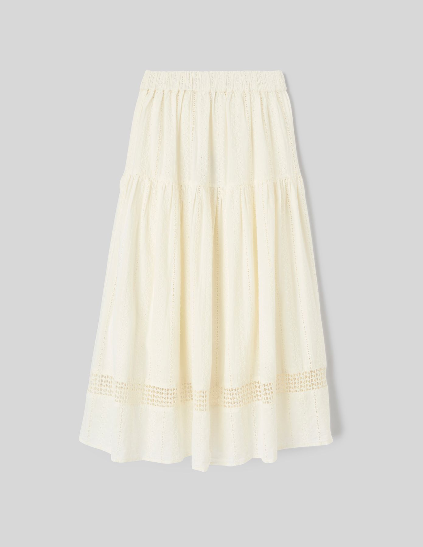 Jupe avec broderie anglaise