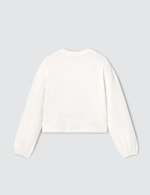 Sweat cropped découpes sport