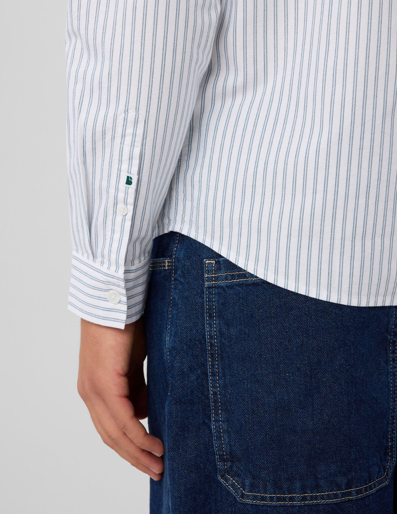 Chemise oxford ray&eacute;e
