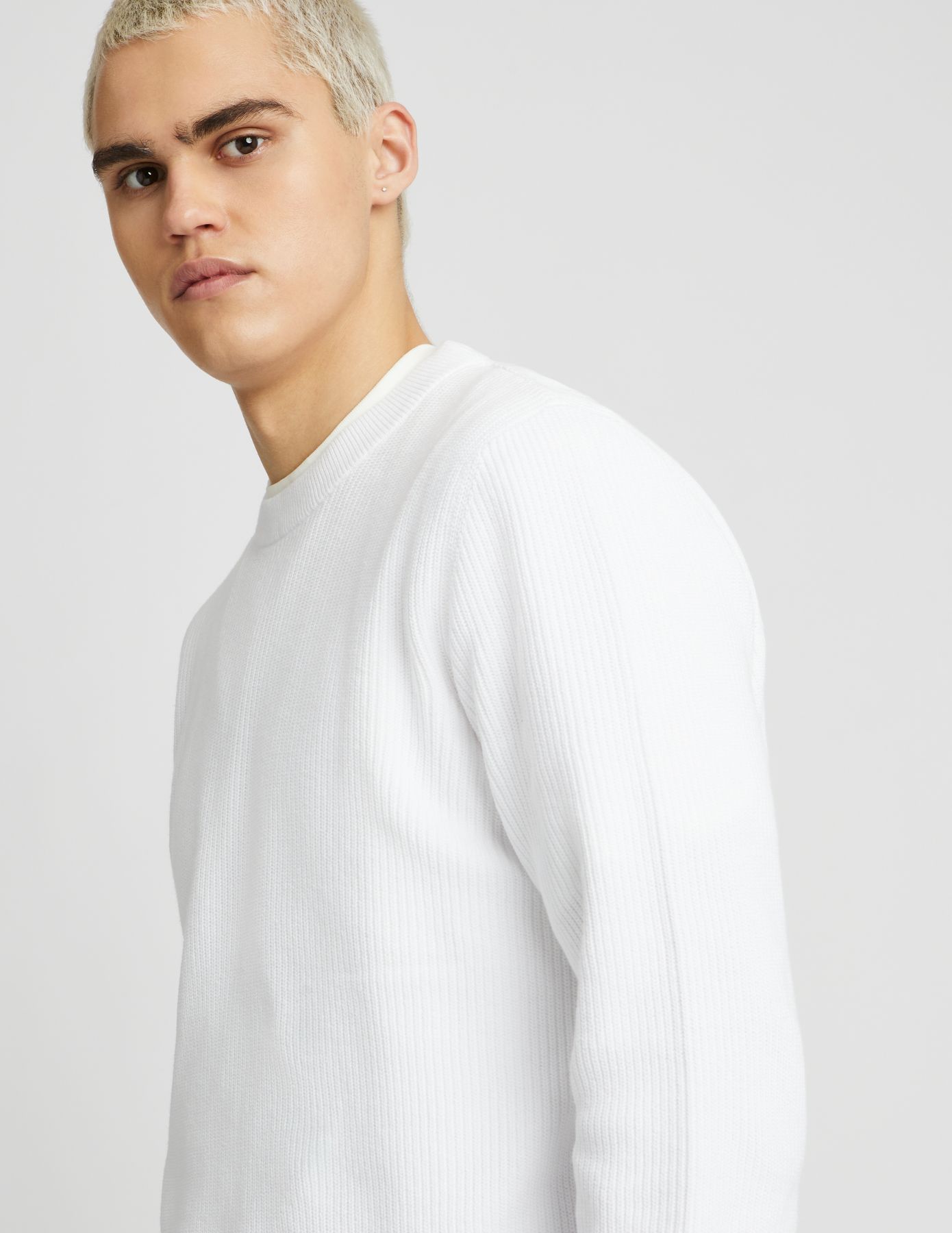 Pull col rond uni
