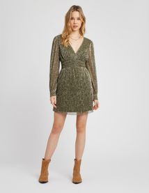 Robe courte scintillante