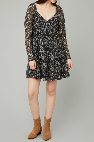 Robe courte imprim&eacute;e