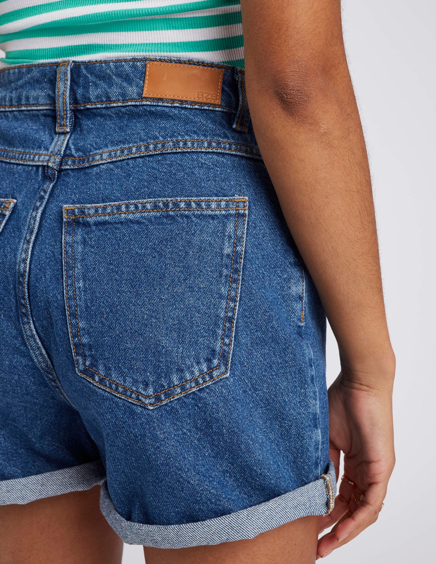 Short en jean mom fit