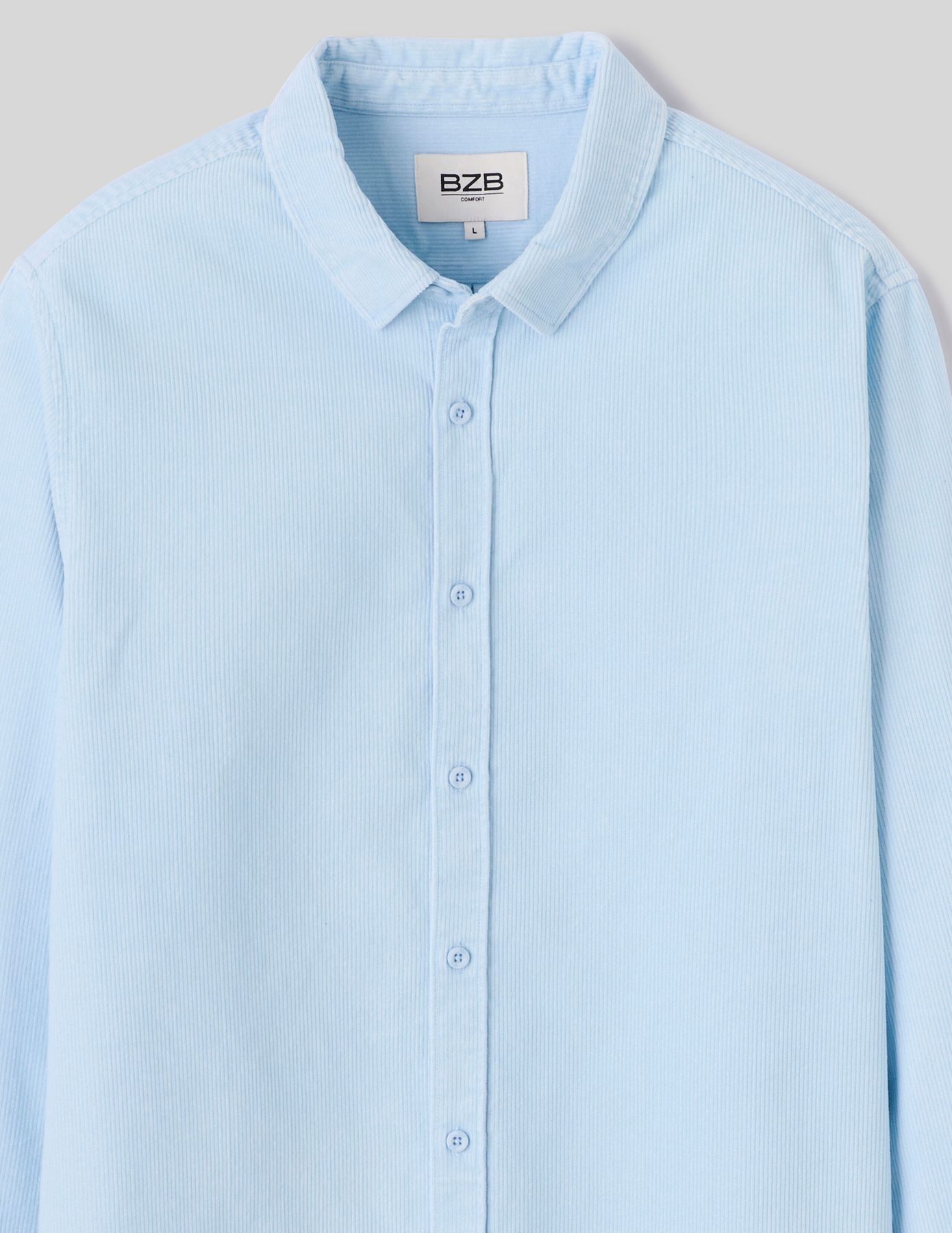 Chemise velours unie