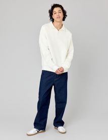 Sweat col montant zippé