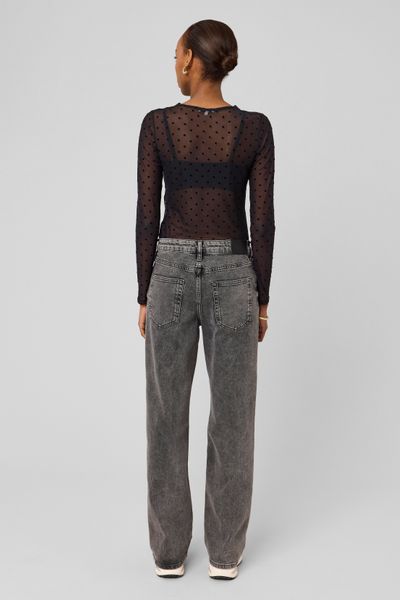 T-shirt r&eacute;sill&eacute; imprim&eacute; flock