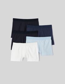 Lot de 5 boxers unis
