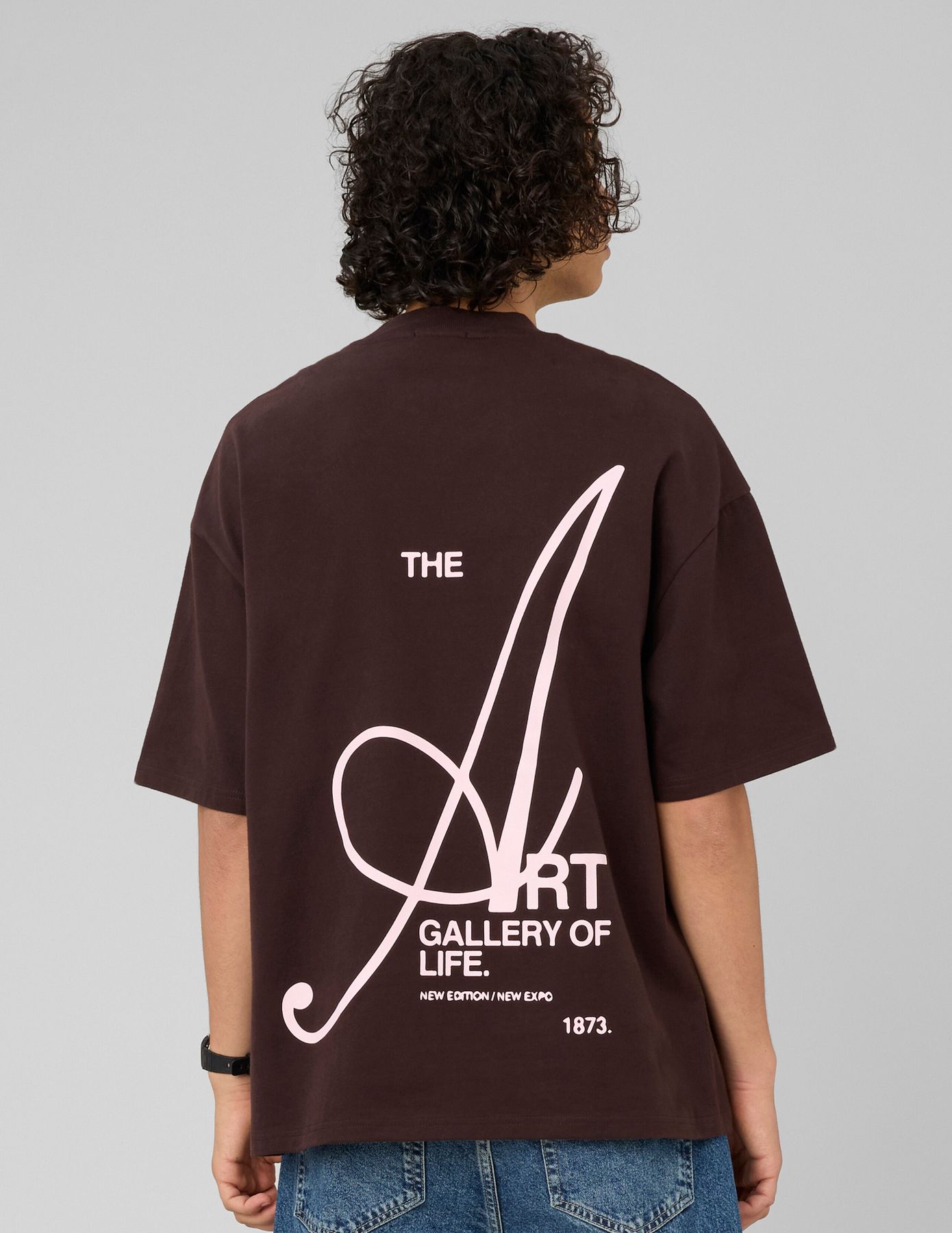 T-shirt &eacute;pais imprim&eacute; devant / dos