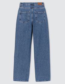 Jean straight taille haute