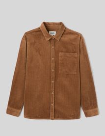 Chemise en velours c&ocirc;tel&eacute;