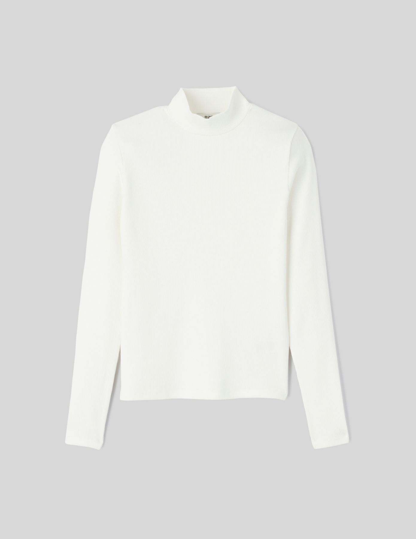 T-shirt col montant uni