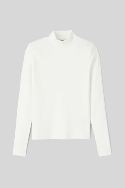T-shirt col montant uni