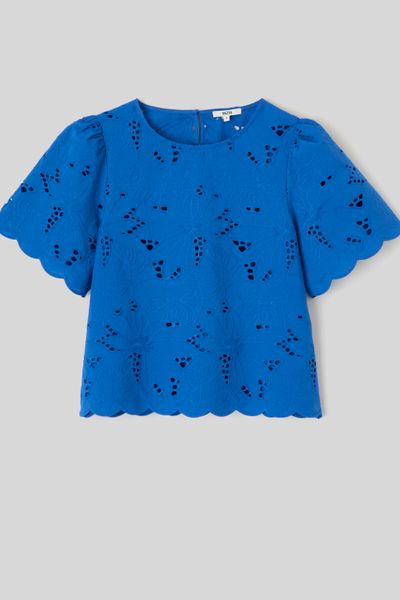 Blouse en broderie anglaise