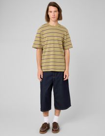T-shirt ray&eacute; mati&egrave;re fantaisie