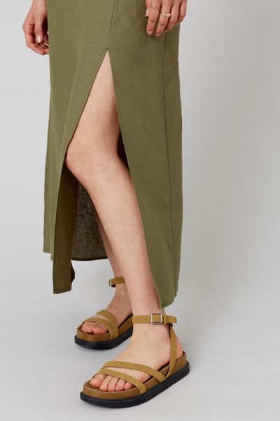 Robe longue unie