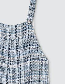 Combinaison short en tweed