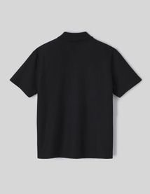 Polo maille gauffrée