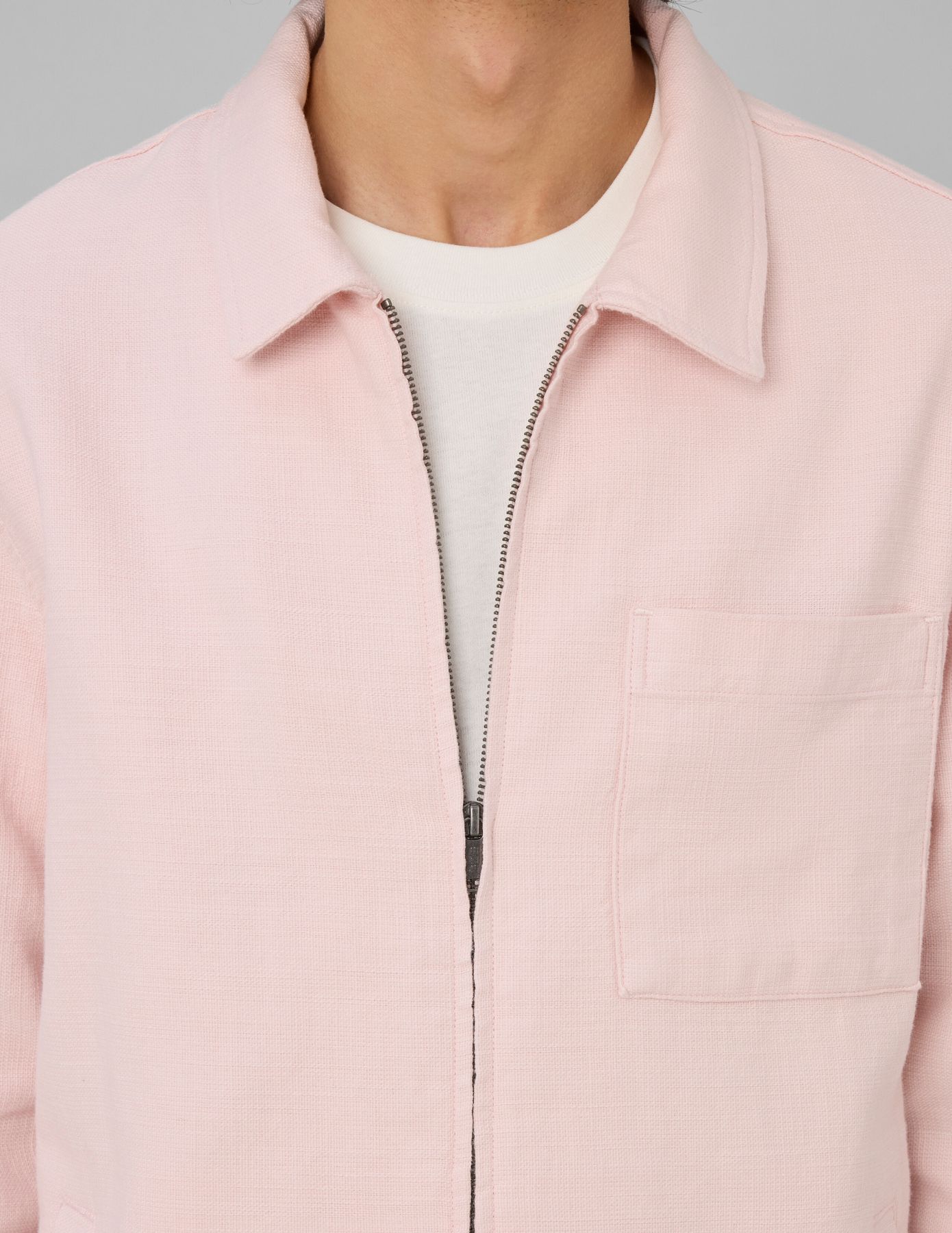 Veste zipp&eacute;e textur&eacute;e