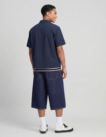 Chemise zipp&eacute;e manches courtes