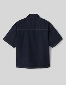 Chemise manches courtes en jean