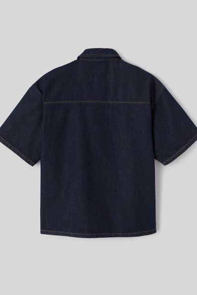 Chemise manches courtes en jean