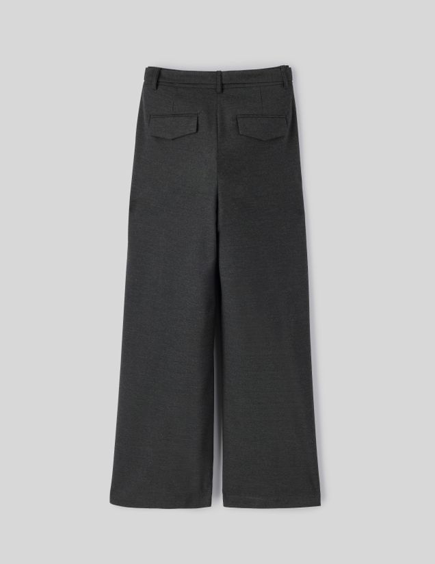 Pantalon tailleur à pinces polyester recyclé