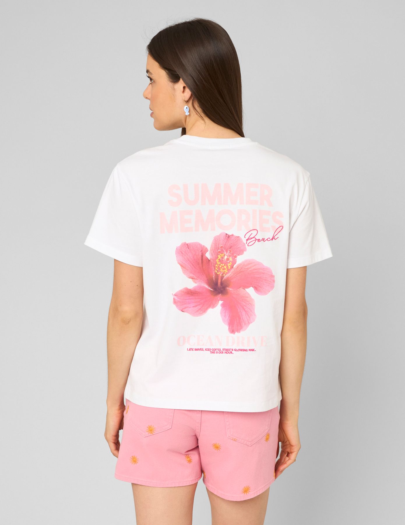 T-shirt imprim&eacute; devant/ dos