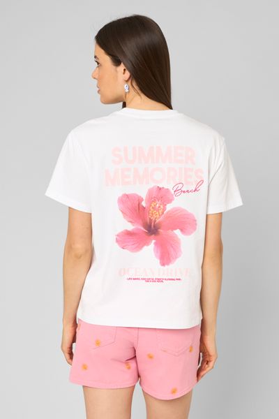 T-shirt imprim&eacute; devant/ dos
