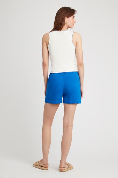 Short fluide taille élastiquée