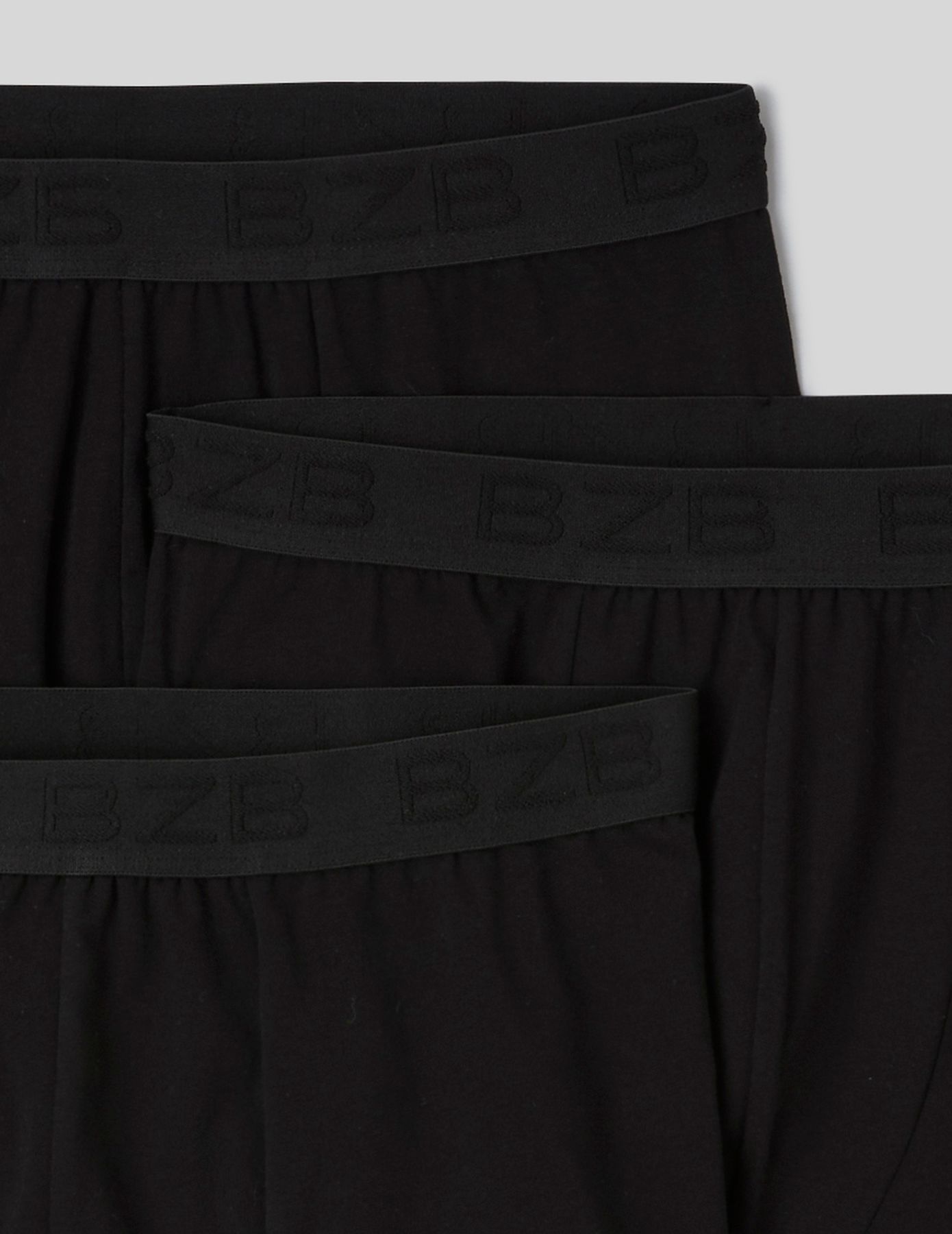 Lot de 3 boxers unis
