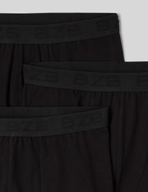 Lot de 3 boxers unis