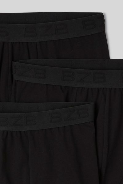 Lot de 3 boxers unis
