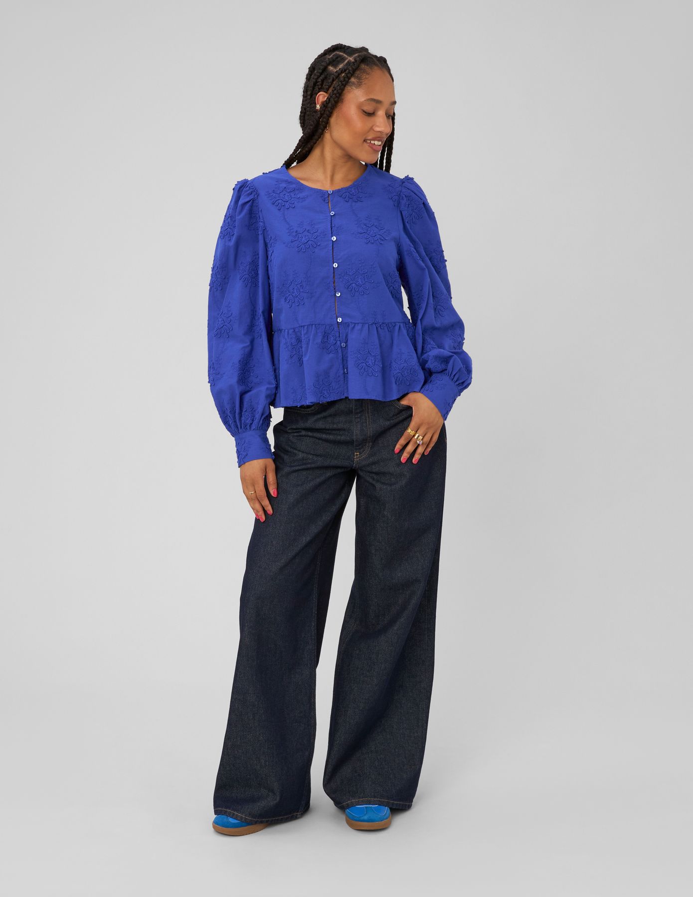 Blouse broderie 3D