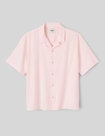 Chemise manches courtes mati&egrave;re fantaisie