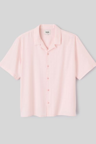 Chemise manches courtes mati&egrave;re fantaisie