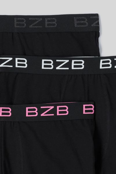 Lot de 3 boxers élastiques constrastés