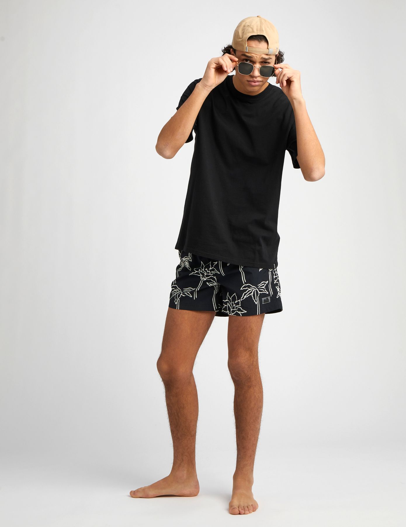 Short de bain imprimé
