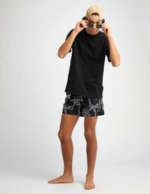 Short de bain imprimé