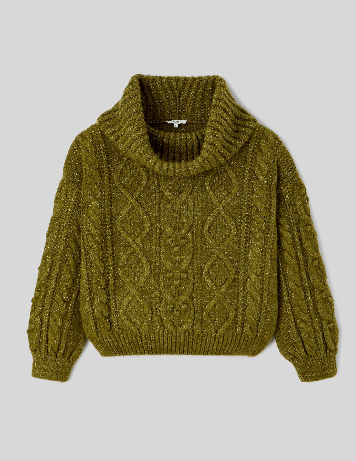 Pull col roulé