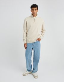 Pull col montant zippé