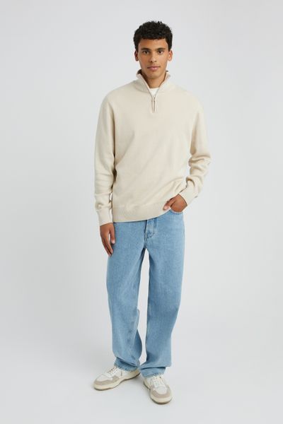 Pull col montant zippé